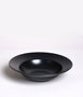 Hermia Plato de Servicio de Gres Cerámico Negro 26x26x8 cm